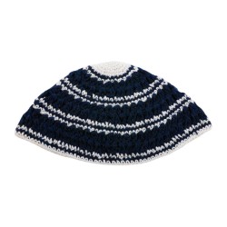 Frik Kippah Blue and White stripes | Frik Kippah