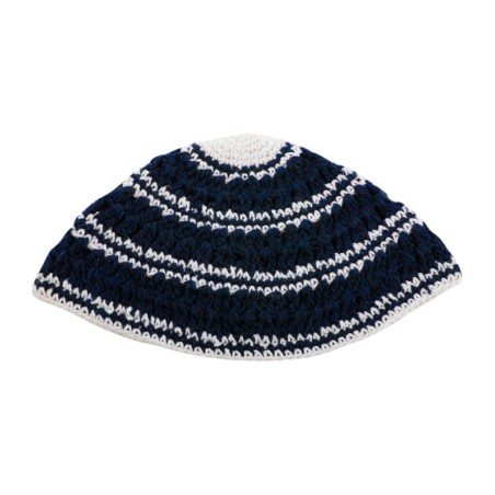 Frik Kippah Blue and White stripes | Frik Kippah