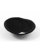 Black Cloth Kippah with Attached Clip | Cloth Kippah