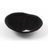 Black Cloth Kippah with Attached Clip | Cloth Kippah