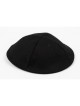 Black Cloth Kippah with Attached Clip | Cloth Kippah