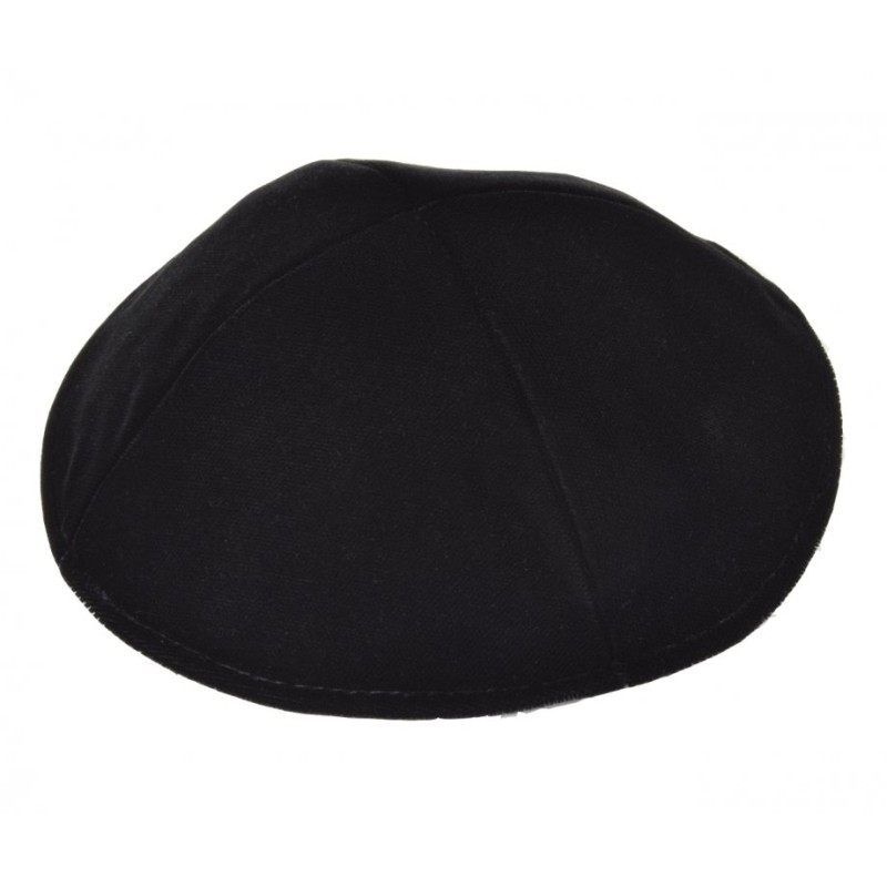 Premium Flat Style Black Velvet Kippah Yarmulke 4 P... | Velvet Kippah