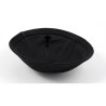 Black Gray Linen Kippah with Light Checkered Design ... | Cloth Kippah