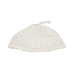 White Nachman Frik Kippah Suitable Size for Children | Frik Kippah