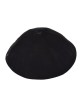 Premium Flat Style Black Velvet Kippah 6 Panel With... | Velvet Kippah