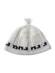 Nachman Breslev Frik Kippah with Tassel %96 White wit... | Frik Kippah
