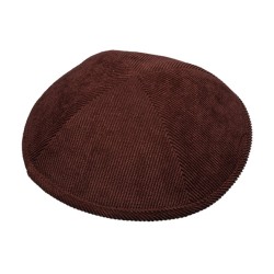Maroon Corduroy Kippah | Cloth Kippah