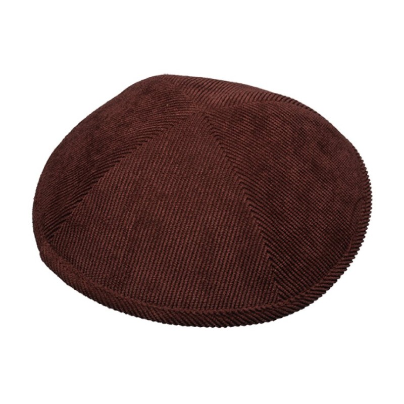Maroon Corduroy Kippah | Cloth Kippah