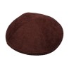 Maroon Corduroy Kippah | Cloth Kippah