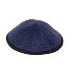 Corduroy Kippah with Attached Clip | Cloth Kippah
