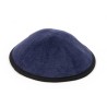 Corduroy Kippah with Attached Clip | Cloth Kippah