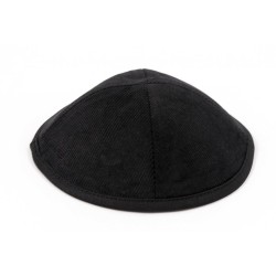 Corduroy Kippah with Attached Clip | Cloth Kippah