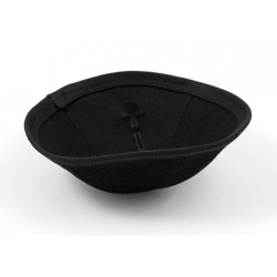 Corduroy Kippah with Attached Clip | Cloth Kippah