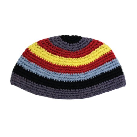 Frik Kippah with Multicolor Wide Stripes | Frik Kippah
