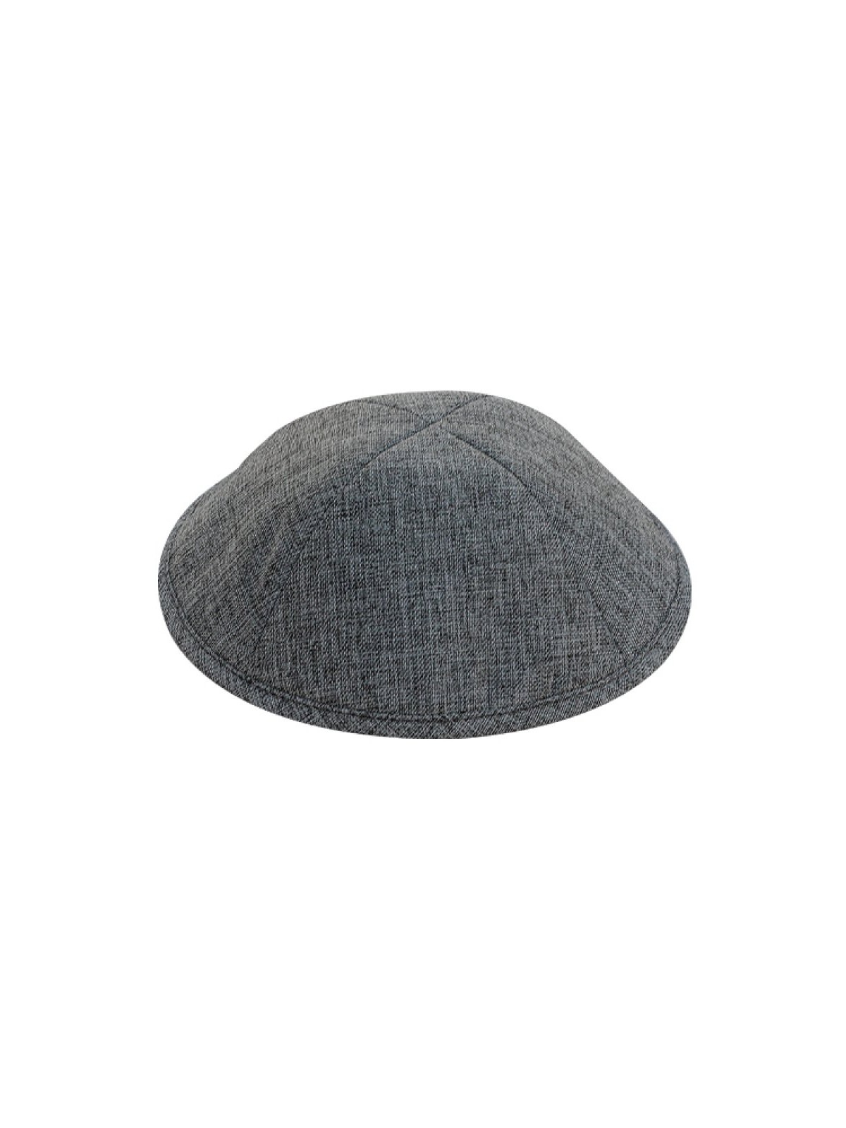 Dark Gray Linen Look Cloth Kippah | Cloth Kippah