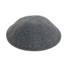 Dark Gray Linen Look Cloth Kippah | Cloth Kippah
