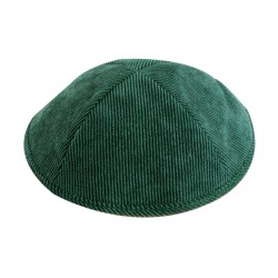 Green Corduroy Kippah | Cloth Kippah