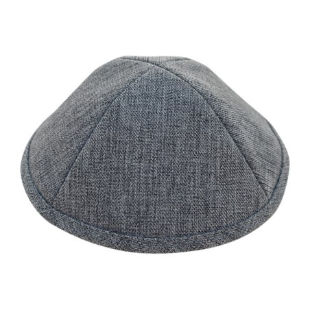 Dark Gray Fabric Kippah | Linen Kippah