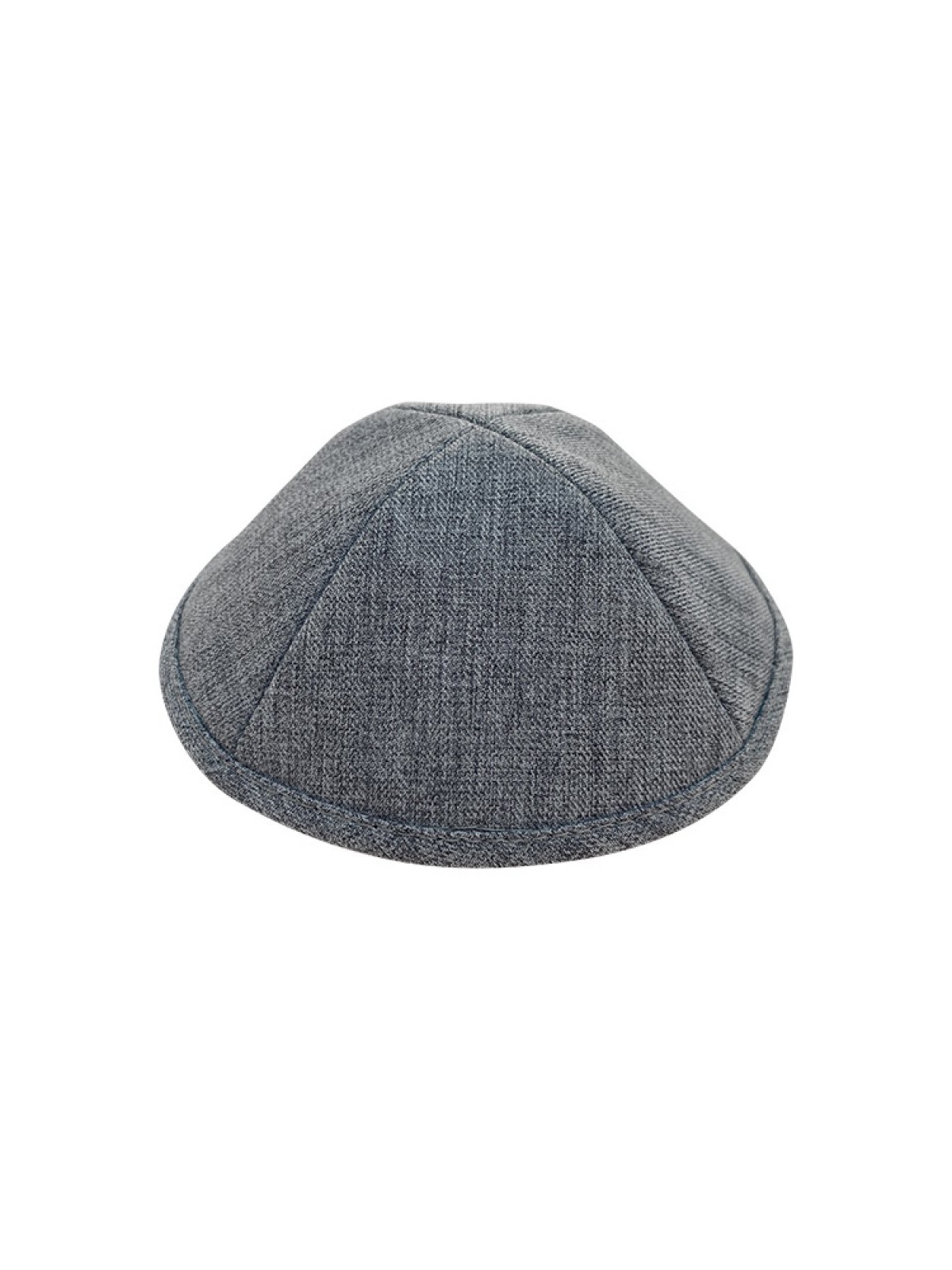 Dark Gray Fabric Kippah | Linen Kippah