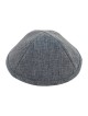 Dark Gray Fabric Kippah | Linen Kippah