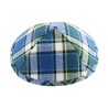 Checked Blue Cloth Kippah | Cloth Kippah