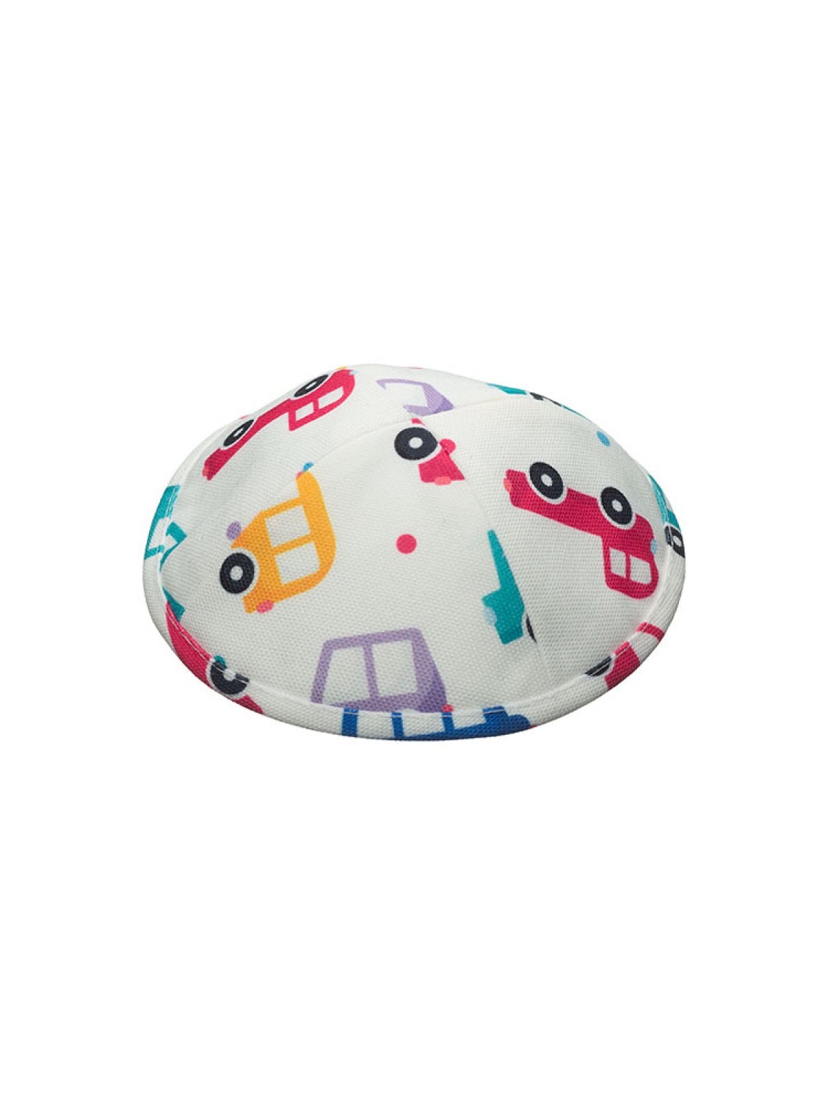 Childrens Car Design Flat Cloth Kippah | Cloth Kippah