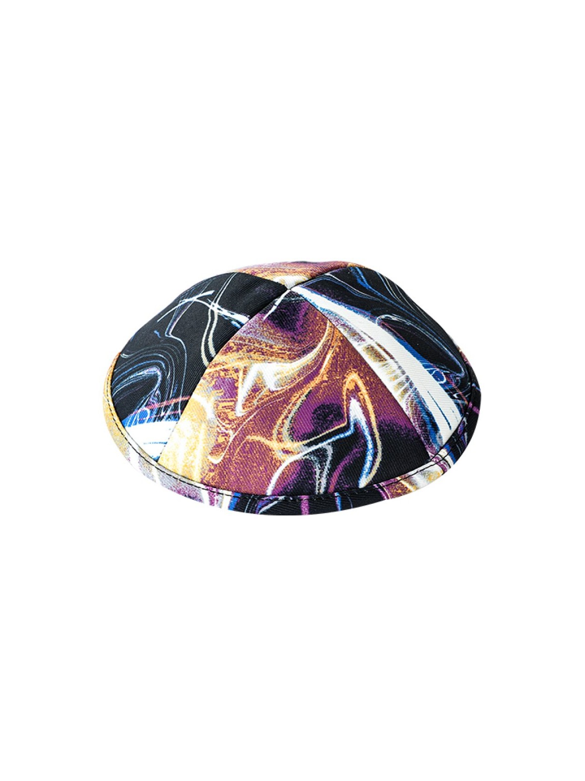 Childrens Lively Design Flat Cloth Kippah | Cloth Kippah