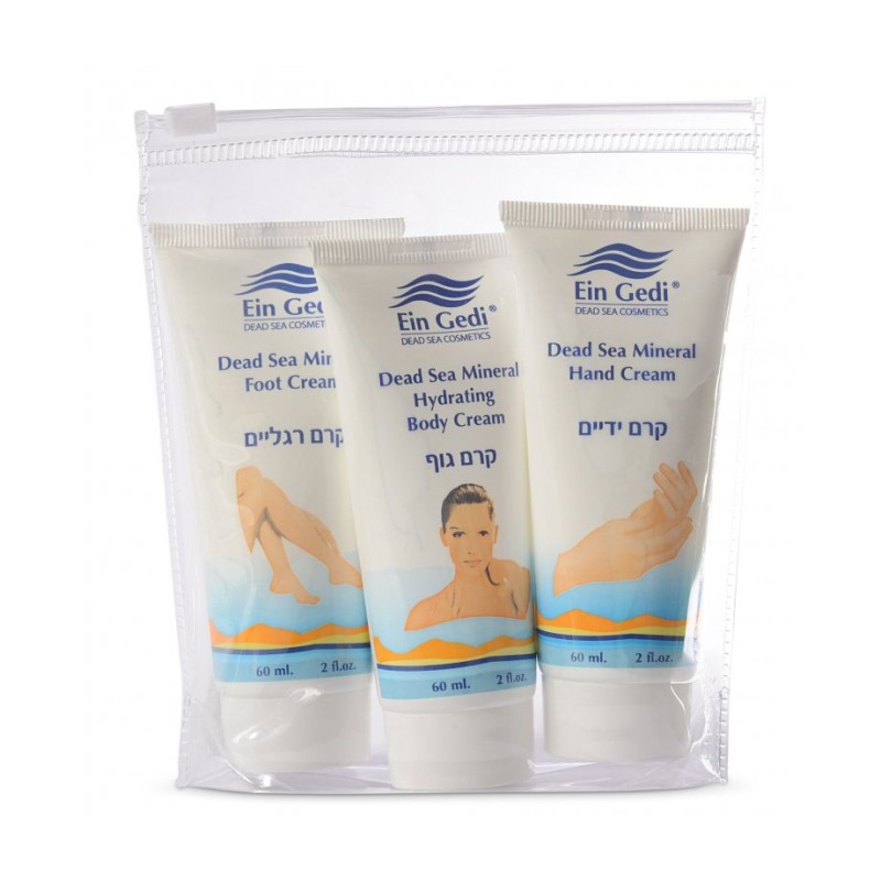 Ein Gedi Kit 3 Dead Sea Products in Ziploc Hand Cream F... | Face Care