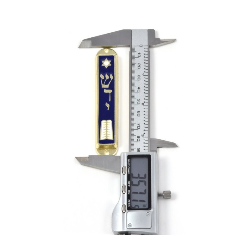 24K Gold Plated Mezuzah Case Ten Commandments and Sta... | Top Sellers