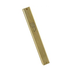 Aluminum Weather proof Classic Mezuzah Case Gold | Aluminium Mezuzah