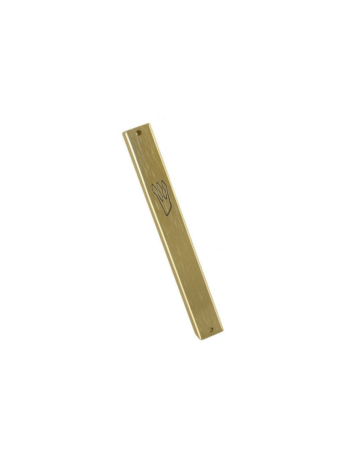 Aluminum Weather proof Classic Mezuzah Case Gold | Aluminium Mezuzah