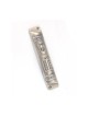 Pewter Plated Rounded Mezuzah Case Ten Commandments... | Small Mezuzah