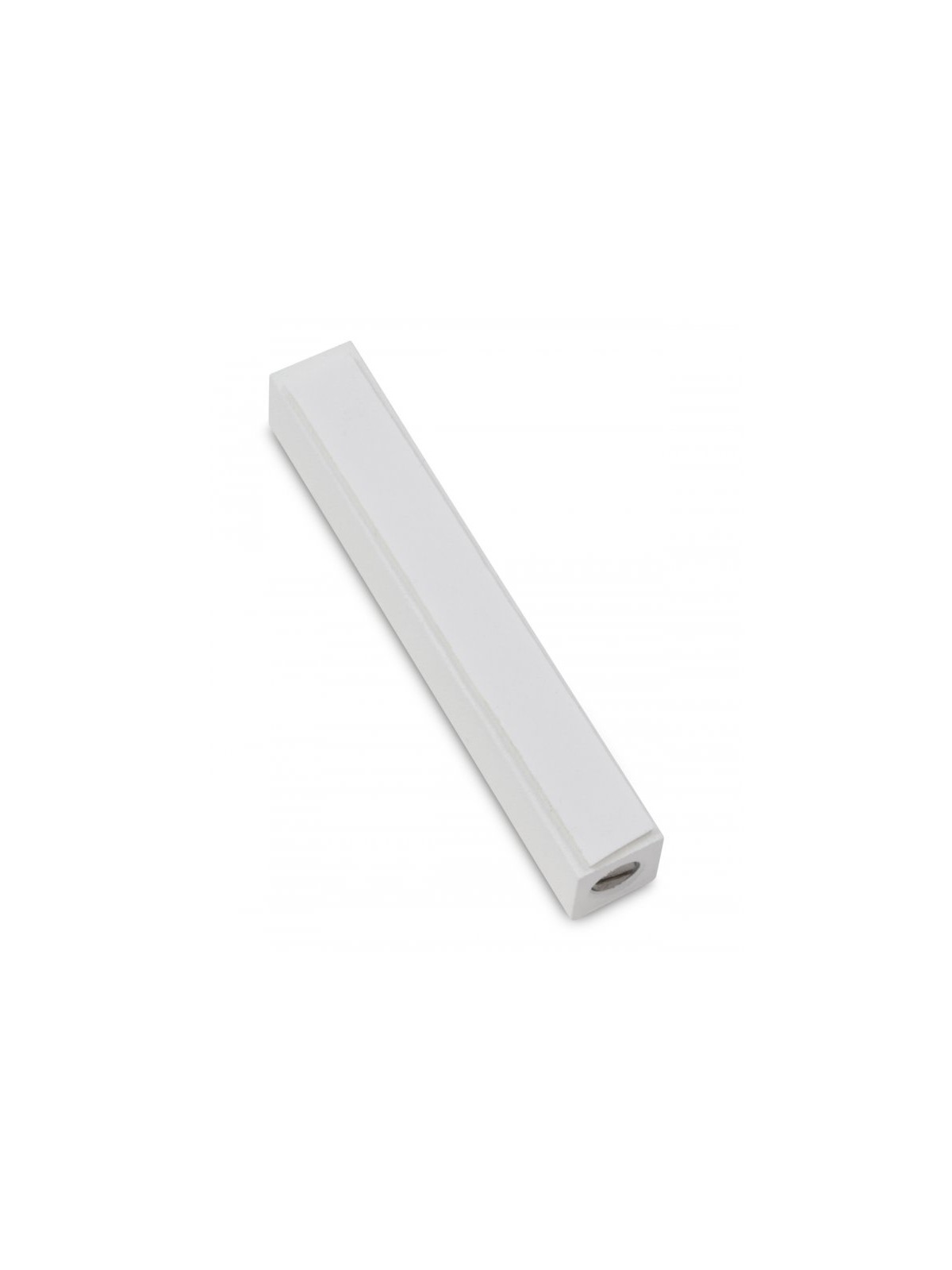Adi Sidler Mini Mezuzah Case Crown Shin Design White | Small Mezuzah
