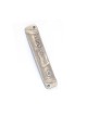 Pewter Plated Mezuzah Case Judaic and Fish Symbols ... | Small Mezuzah