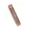 Pewter Plated Rounded Mezuzah Case Copper Color | Small Mezuzah