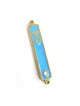 Small Gold Plated Mezuzah Case Crown and Star of Da... | Small Mezuzah