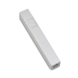 Adi Sidler Mini Mezuzah Case Crown Shin Design Silver | Small Mezuzah