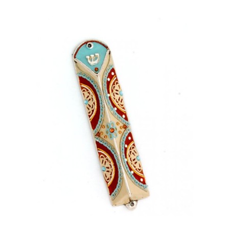 Arch Design Triangular Mezuzah Case Ester Shahaf | Small Mezuzah