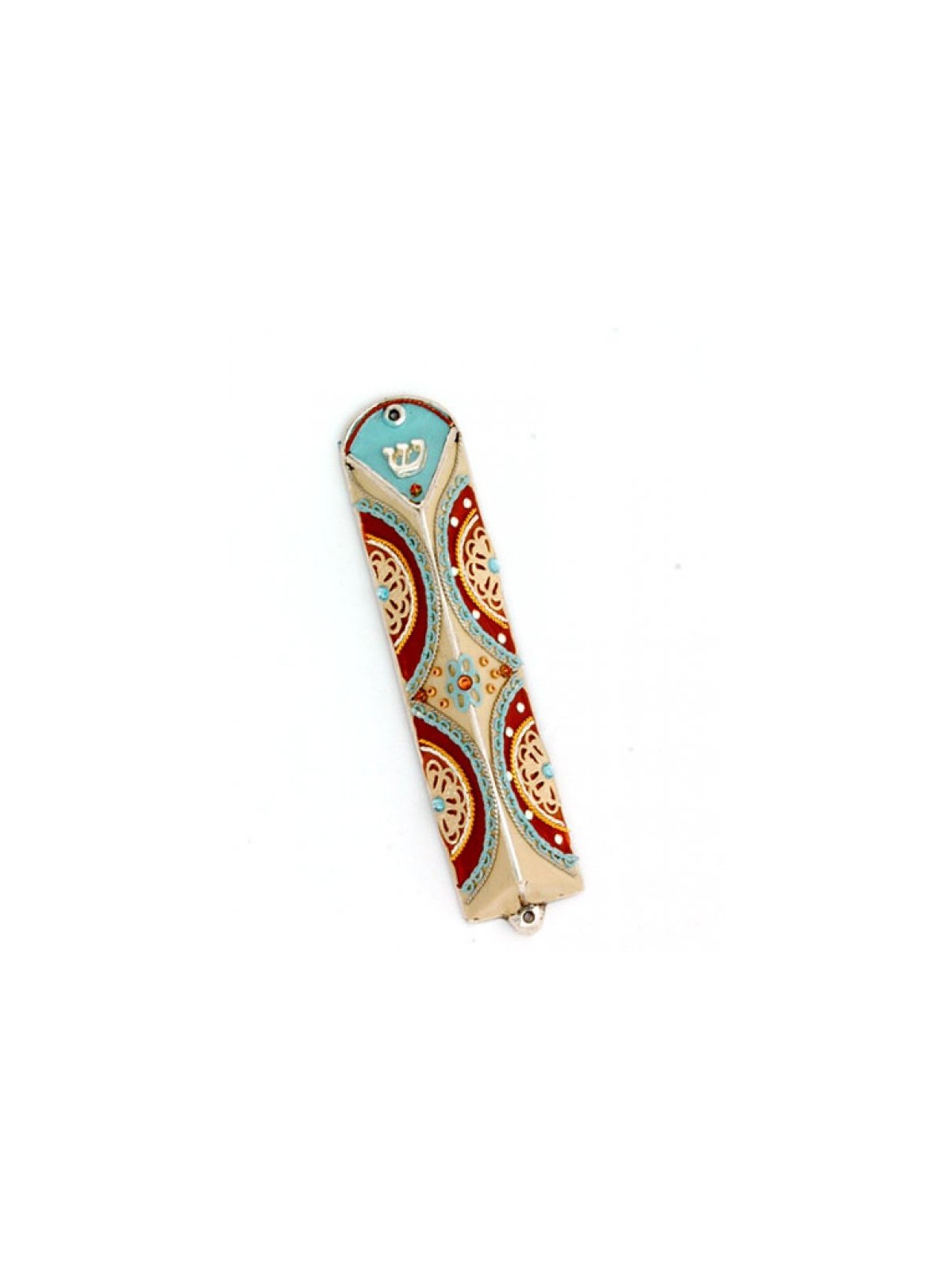 Arch Design Triangular Mezuzah Case Ester Shahaf | Small Mezuzah