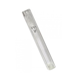 Clear Plastic Lucite Waterproof Mezuzah Case with... | Plastic Mezuzah