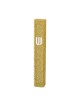 Glittering Gold Mezuzah Case of Perspex Silver Sh... | Plastic Mezuzah