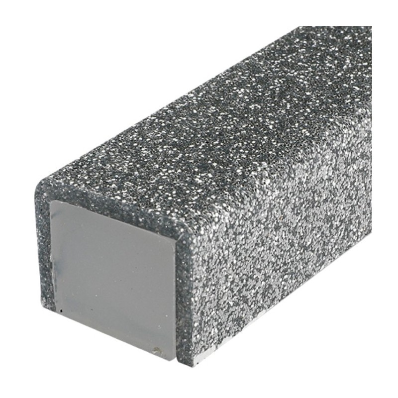 Glittering Gold Mezuzah Case of Perspex Silver Sh... | Plastic Mezuzah