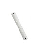 White Plastic Mezuzah Case with Silver Jerusalem ... | Plastic Mezuzah