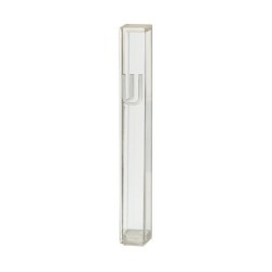 Classic Transparent Plastic Mezuzah Case %96 Silv... | Plastic Mezuzah