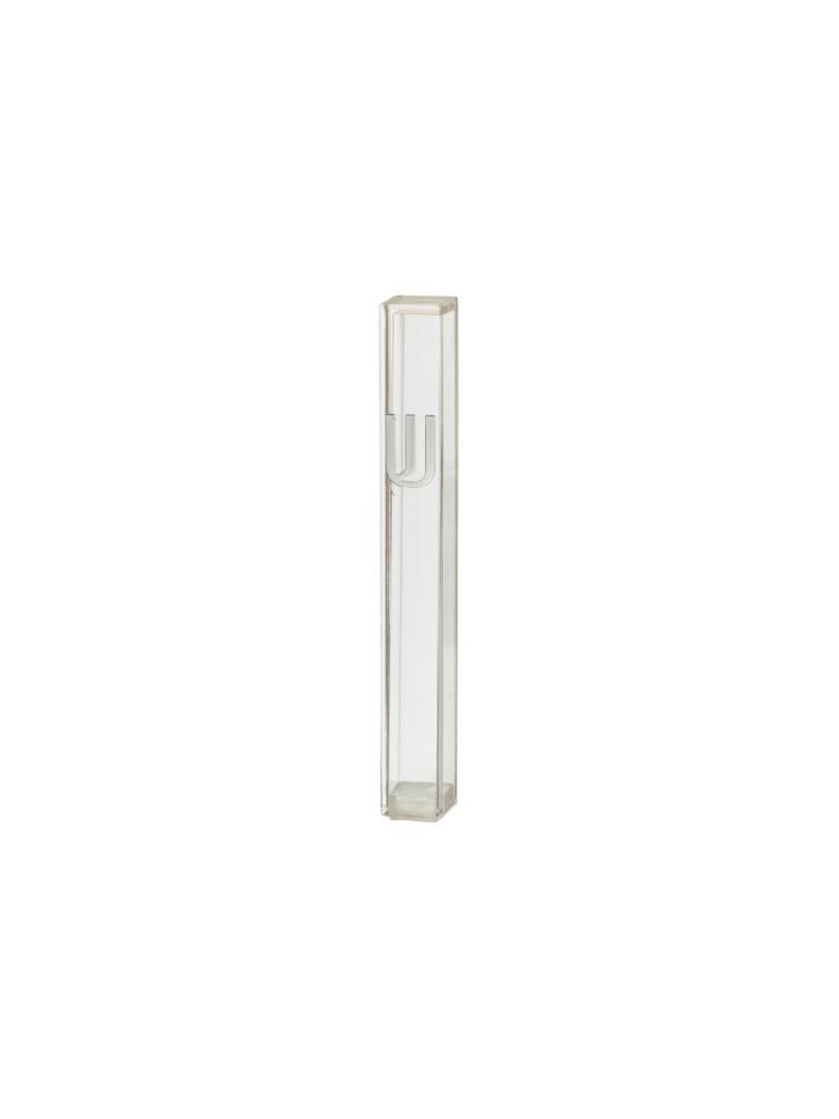 Classic Transparent Plastic Mezuzah Case %96 Silv... | Plastic Mezuzah