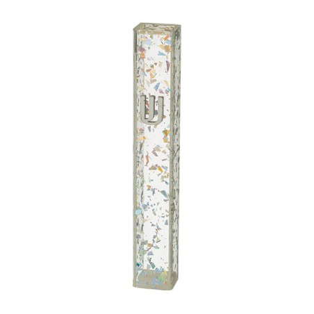 Perspex Transparent Plastic Mezuzah Case Colored ... | Plastic Mezuzah