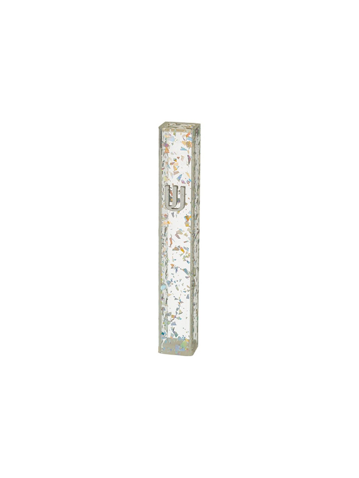 Perspex Transparent Plastic Mezuzah Case Colored ... | Plastic Mezuzah