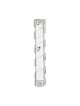 Transparent Plastic Mezuzah Case with Spiral Desi... | Plastic Mezuzah