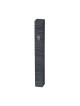 Dark Gray Plastic Mezuzah Case with Fine Gray Str... | Plastic Mezuzah