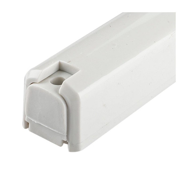 White Plastic Mezuzah Case with Shema Prayer Word... | Plastic Mezuzah